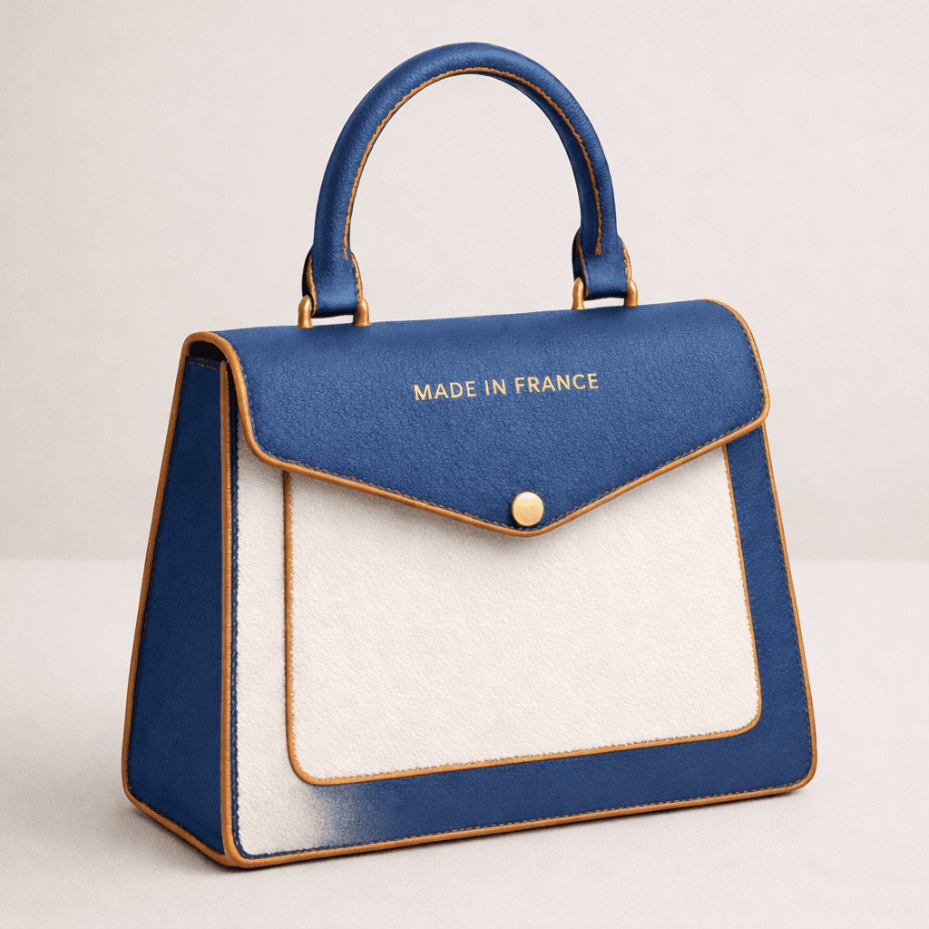 Leather goods bag created using STIF machines